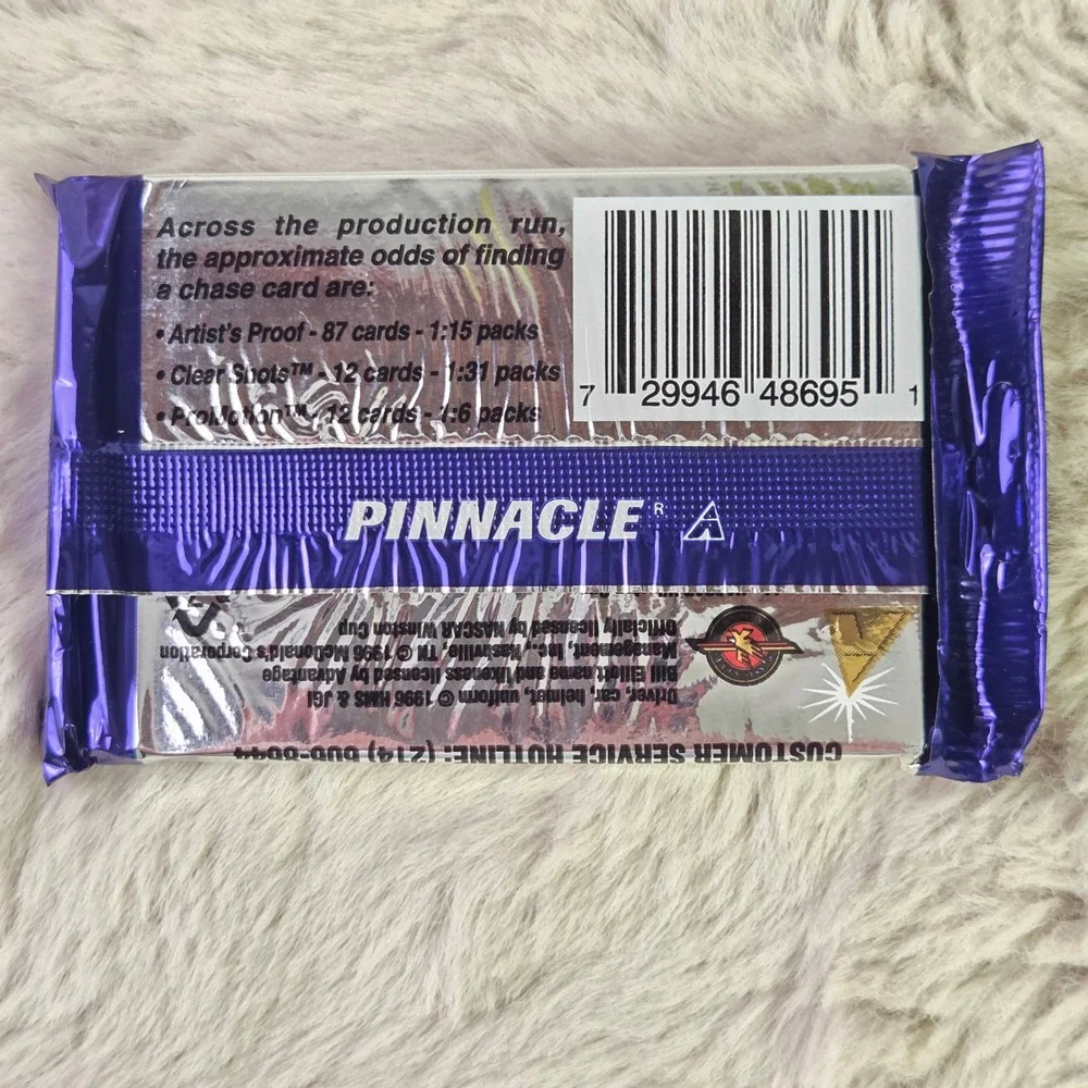 7 Sealed Jumbo Packs 1996 Pinnacle Speed Flix NASCAR 3D Motion Cards